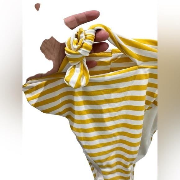 Aerie Cut Out Tie High Cut Cheeky Bikini BOTTOM ONLY - Picture 8 of 9